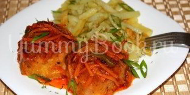 тефтели из морепродуктов с овощами