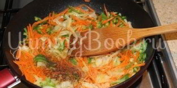 тефтели из морепродуктов с овощами