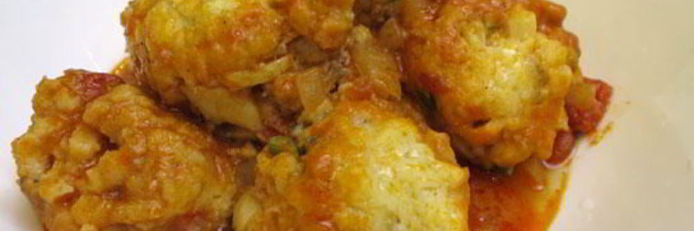 Тефтели из трески в томатном соусе