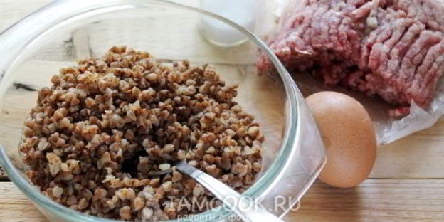 тефтели с гречкой и фаршем