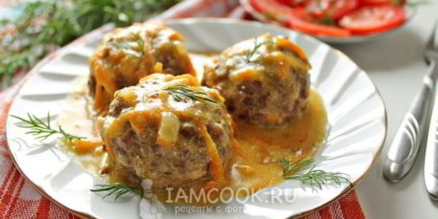 тефтели с гречкой в мультиварке