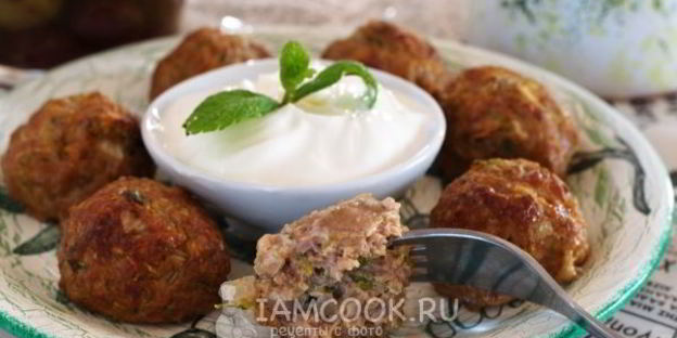 тефтели с кабачками