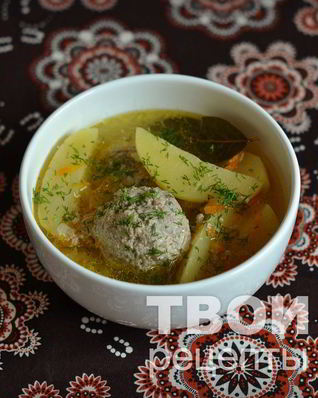 Тефтели с картошкой