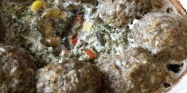 тефтели с овощами в сливках