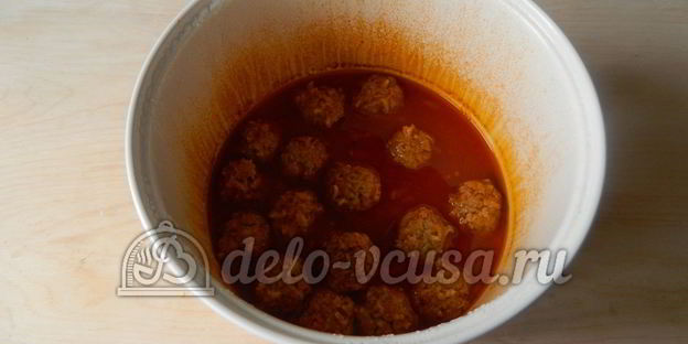 тефтели с рисом в мультиварке