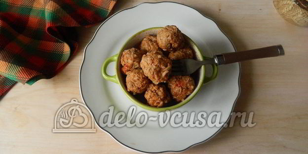 тефтели с рисом в мультиварке