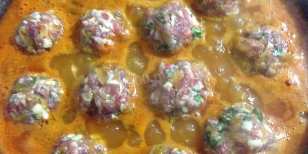 тефтели с тыквой в тыквенном соусе