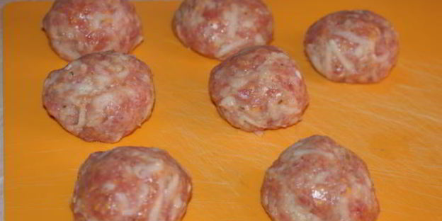 тефтели с яблоком