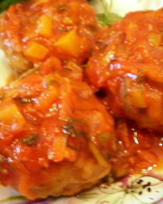 Тефтели в греческом стиле