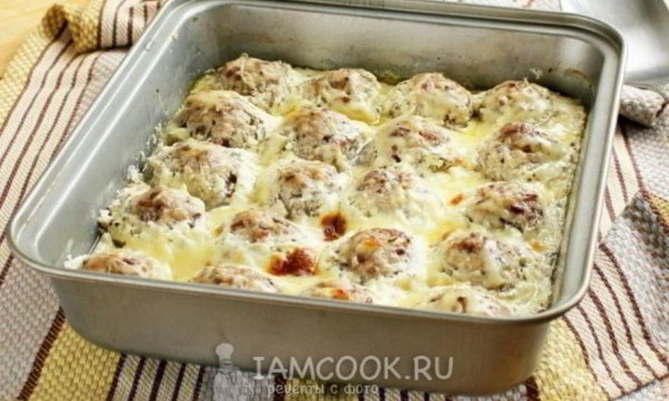 Рецепт тефтелей в сливочном соусе