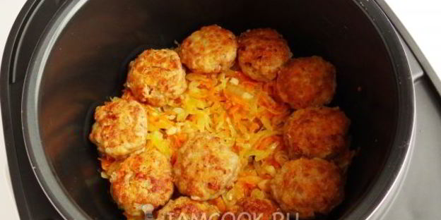 тефтели в сметанном соусе в мультиварке