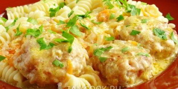 тефтели в сметанном соусе в мультиварке