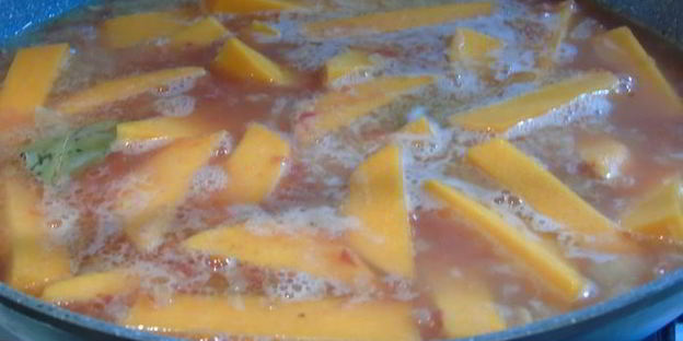 тефтели в соусе с тыквой