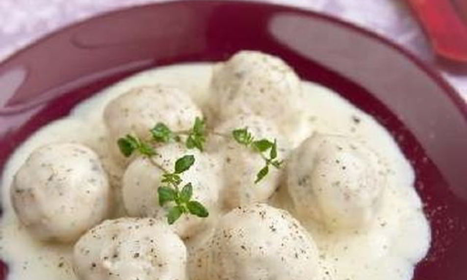 Рецепт тефтелек в сливочном соусе