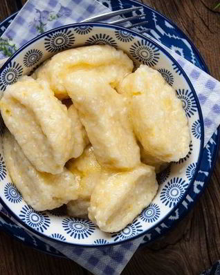 Ленивые вареники с картофелем