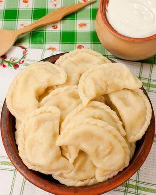 Тесто на вареники с картошкой