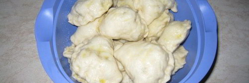 Вареники дрожжевые на пару