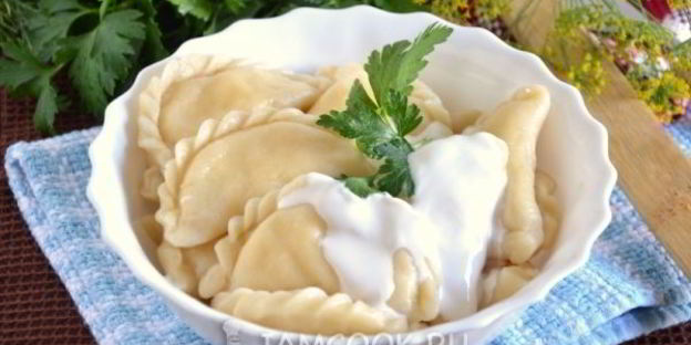 вареники с адыгейским сыром