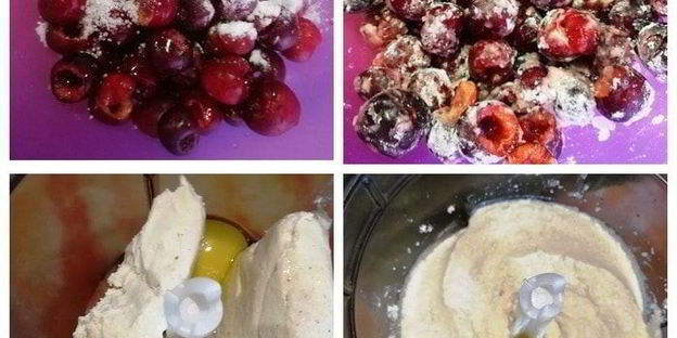 вареники с черешней и творогом