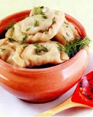 Вареники с фасолью постные