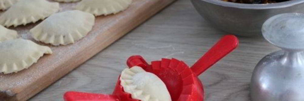 Вареники с грибами и овощами