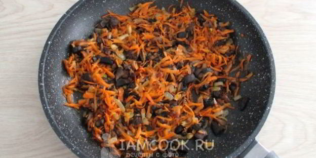 вареники с грибами и овощами