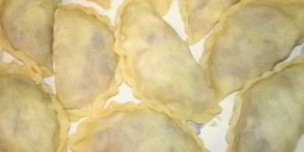 вареники с капустой и грибами