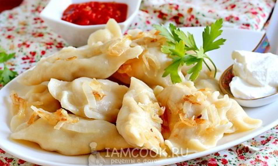 Рецепт вареников с капустой и мясом