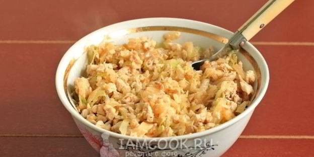 вареники с капустой и мясом