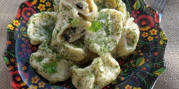 вареники с картофелем и грибами самые любимые