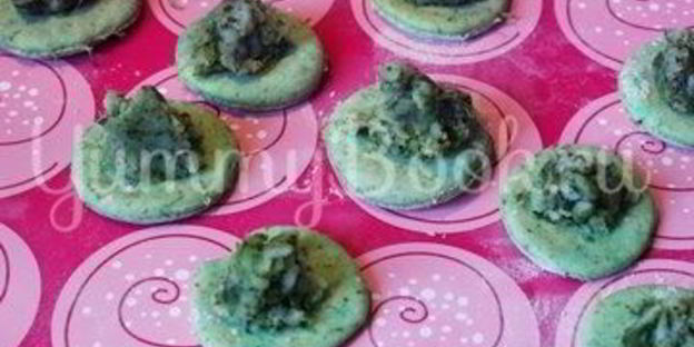 вареники с картофелем и шпинатом