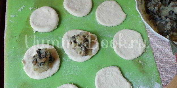 вареники с картошкой и грибами в мультиварке на пару