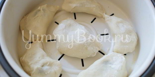 вареники с картошкой и грибами в мультиварке на пару