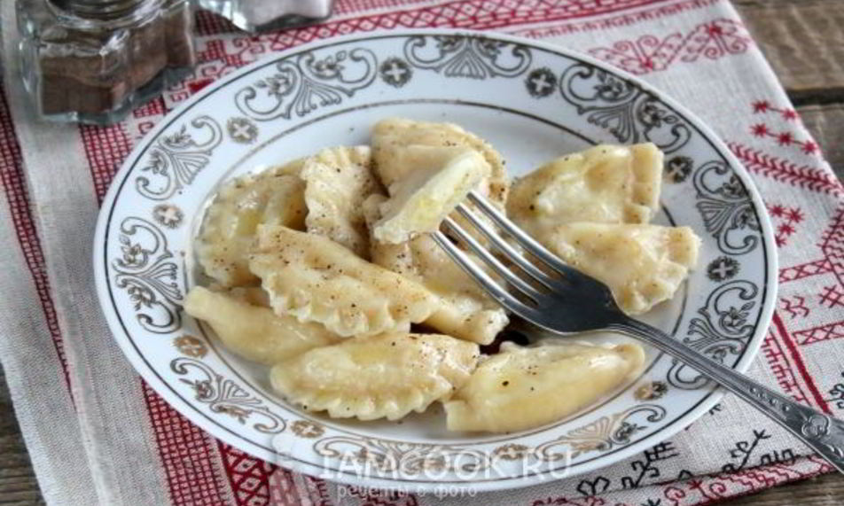Рецепт вареников с картошкой и творогом