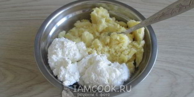 вареники с картошкой и творогом