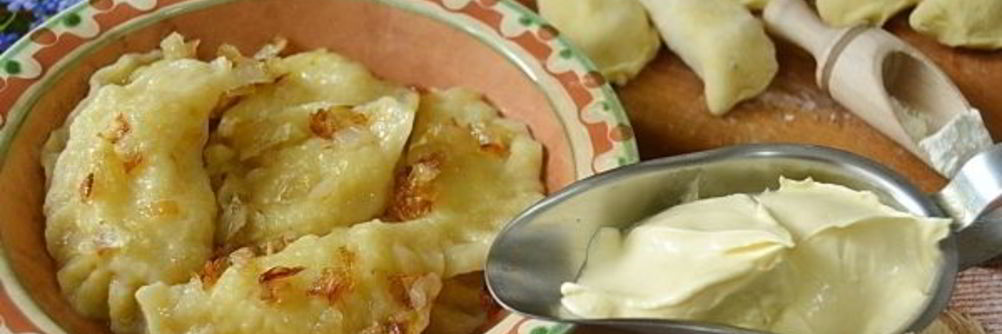 Вареники с картошкой на кефире