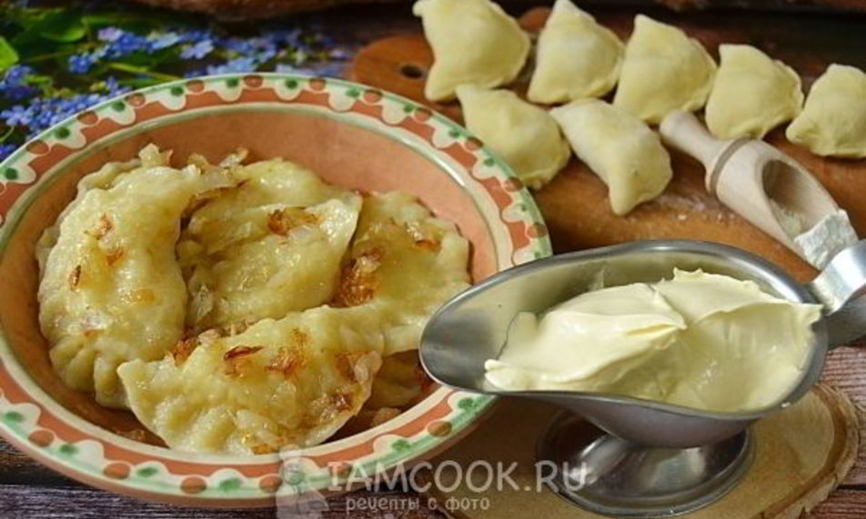 Рецепт вареников с картошкой на кефире