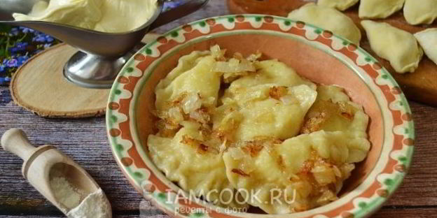 вареники с картошкой на кефире