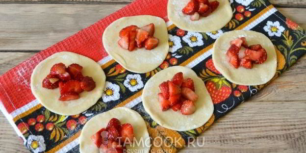 вареники с клубникой на воде