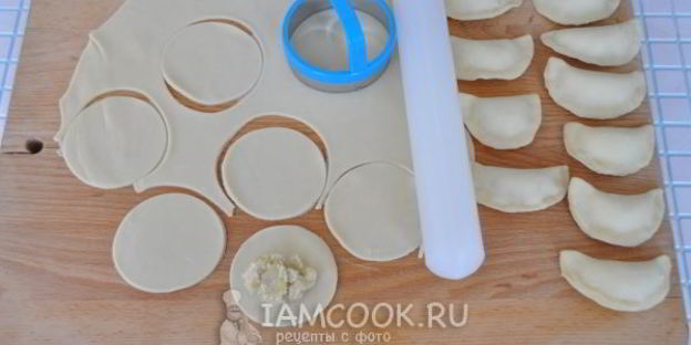 вареники с куриной грудкой и картофелем