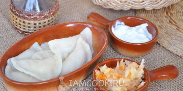 вареники с куриной грудкой и картофелем