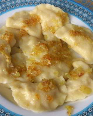 Вареники с квашеной капустой и картошкой