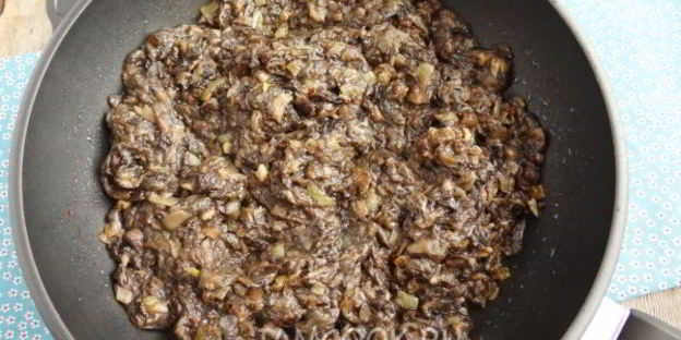 вареники с лесными грибами