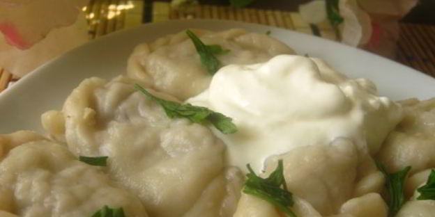 вареники с мясом и картофелем