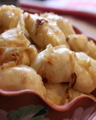 Вареники с мясом на кефире