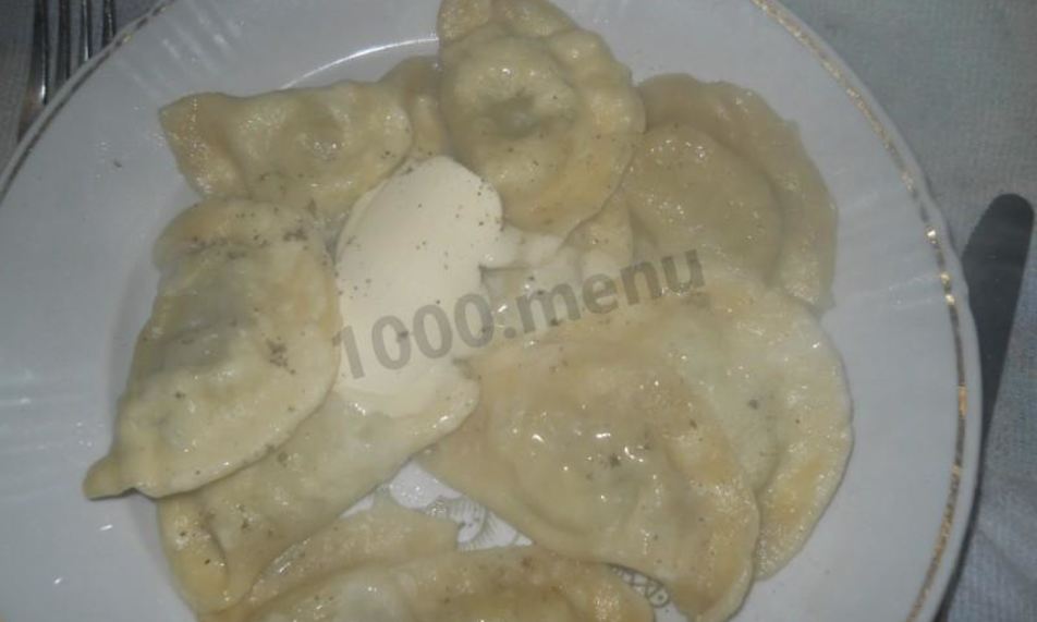 Рецепт вареников с печенью и картошкой