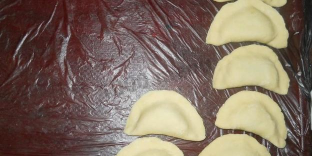 вареники с печенью и картошкой