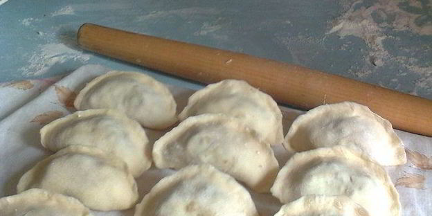 вареники с полусырой картошкой