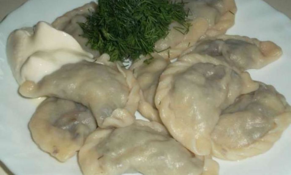 Рецепт вареников с шампиньонами