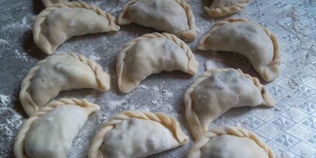 вареники с шампиньонами